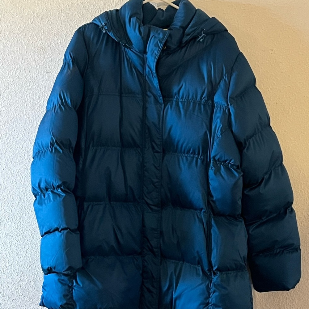 Preloved teal puffer coat size 2xl